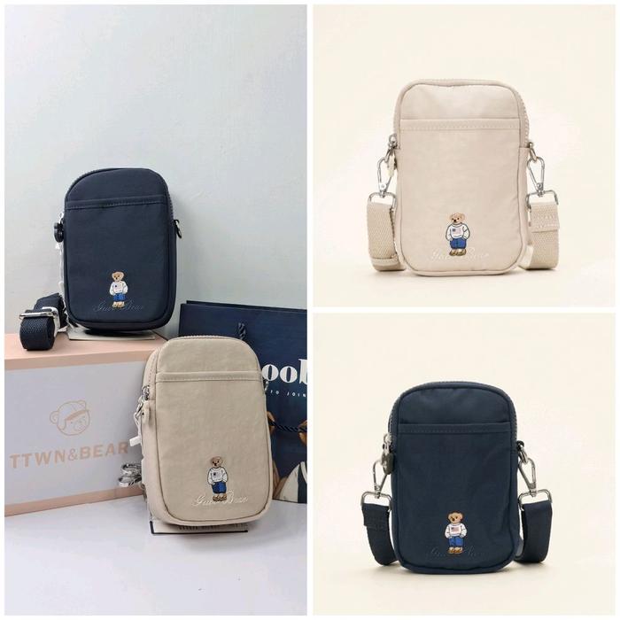 TTWN GUOO BEAR BANGKOK GO2072 PHONE BAG NYLON GUOO BEAR TAS TTWN TERBARU