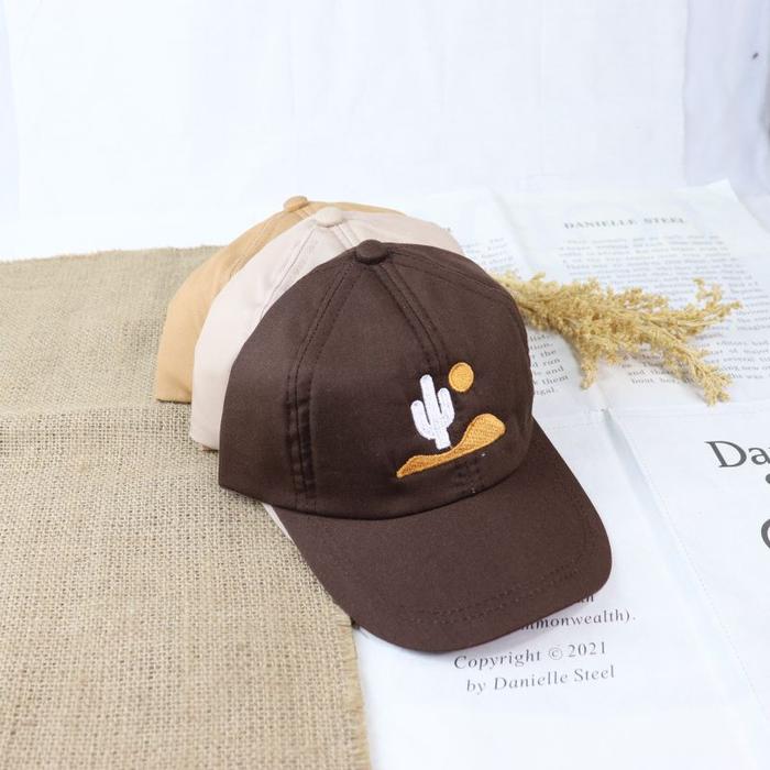 Topi Baseball Bordil Kaktus LB59 / Topi Cartoon Baseball / Topi karakter Anak Fashion Kids