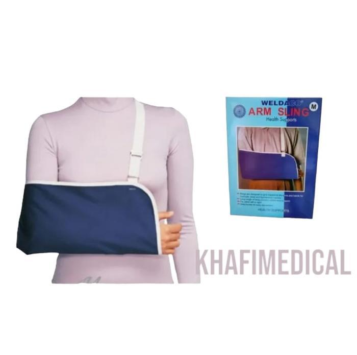 arm sling patah tulang dewasa / merk weldaco - S