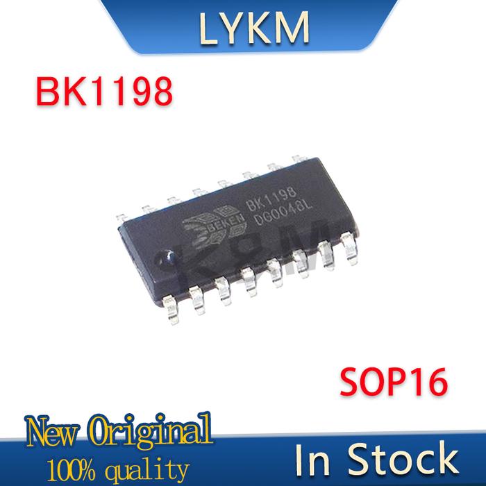 5/PCS New Original BK1198 BK1198L SOP16 1.6V-3.6 Radio FM receiver chip In Stock