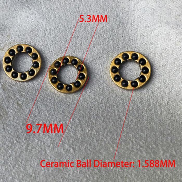 4Pcs/Lot Brass Ceramic Ball Folding Knife Ikbs Flipper Bearings Washers For Zero Tolerance Zt 0450 0