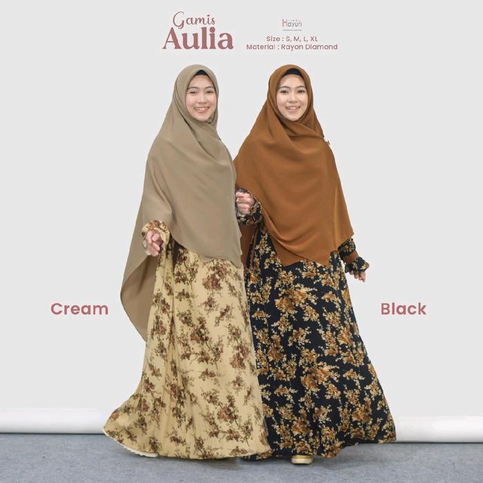 Hijab Hayuri Gamis Motif Aulia Gamis Rayon Adem Gamis Syari Gamis Set Aulia