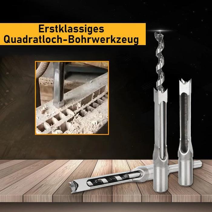 Hollow Chisel Mortise Drill Bit Tool Square Hole Drill Bit Woodworking Mortiser Drill Bit Hollow Chi