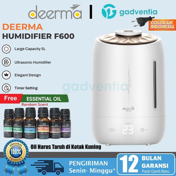 Deerma F600 Air Humidifier Pelembab Udara Aromatheraphy Aromaterapi