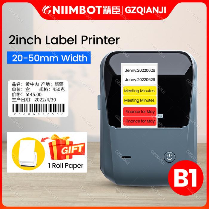 Mini Wireless Thermal Bluetooth Sticker Self-adhesive Label Printer