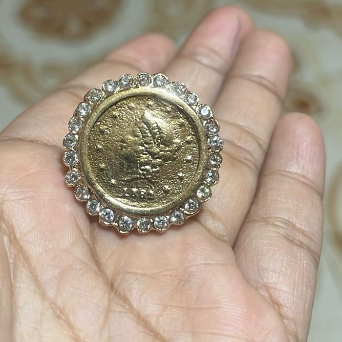 Cincin rupiah jumbo tempahan