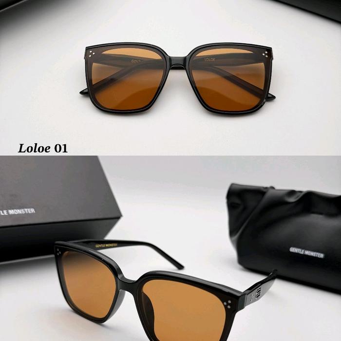 Gentle Monster Kacamata Polarized Lolo 01 Pria dan Wanita Anti Silau Anti UV 400 Lensa Polycarbonate