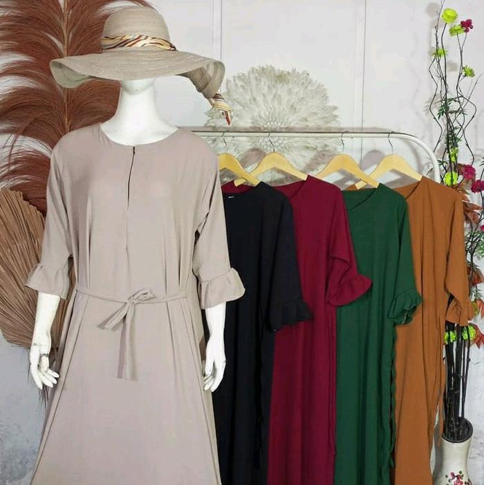Gamis maudy busui resleting