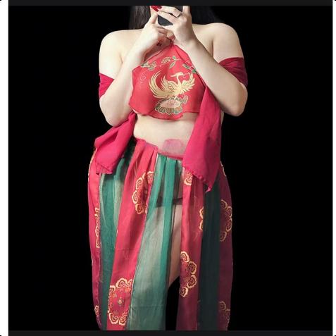 lingerie jumbo  malam wanita lingery transparan cosplay Hanfu suit Ancient style western region can 