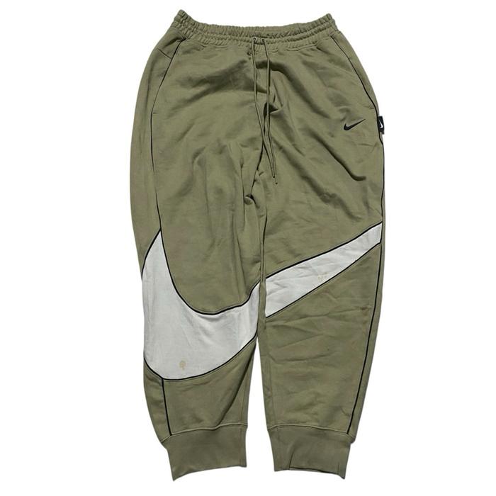 Nike big swoosh light olive jogger longpant