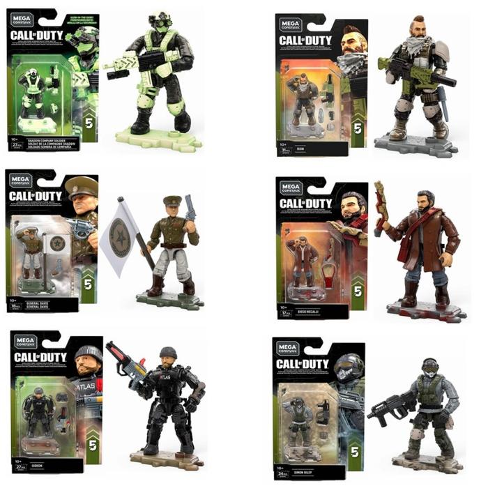 Mega Construx Bloks Call of Duty Figure sets Building Blocks OriginalConstruction Boys Toys Mini Arm