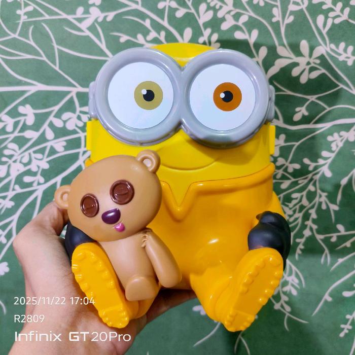 Popcorn Bucket McDonald's Jumpsuit Carrier McD Minion