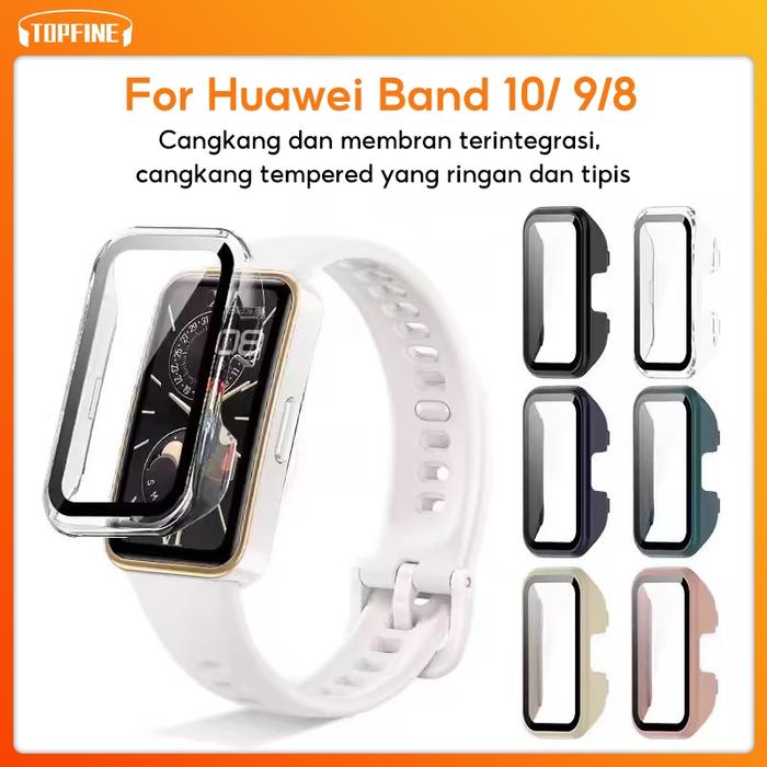 Case Huawei Band 10 Bumper Case Huawei band 9/ 8 Screen Protector Guard Huawei Band 9 / 8 Casing Hua