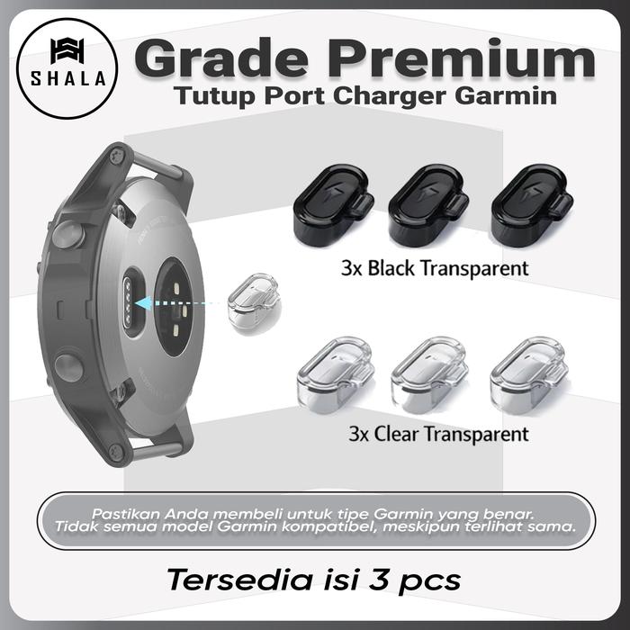 Penutup Lubang Charger (Dust Plug) untuk Jam Garmin