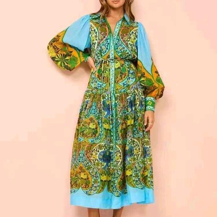 NEW Collection, Long Dress Zimmer Lengan Panjang Import Mewah Best Quality ala Korea Style Green Hij
