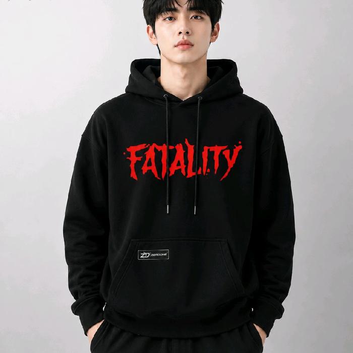 Zeroone Hoodie Jumbo Fleece Tebal Unisex FATALITY