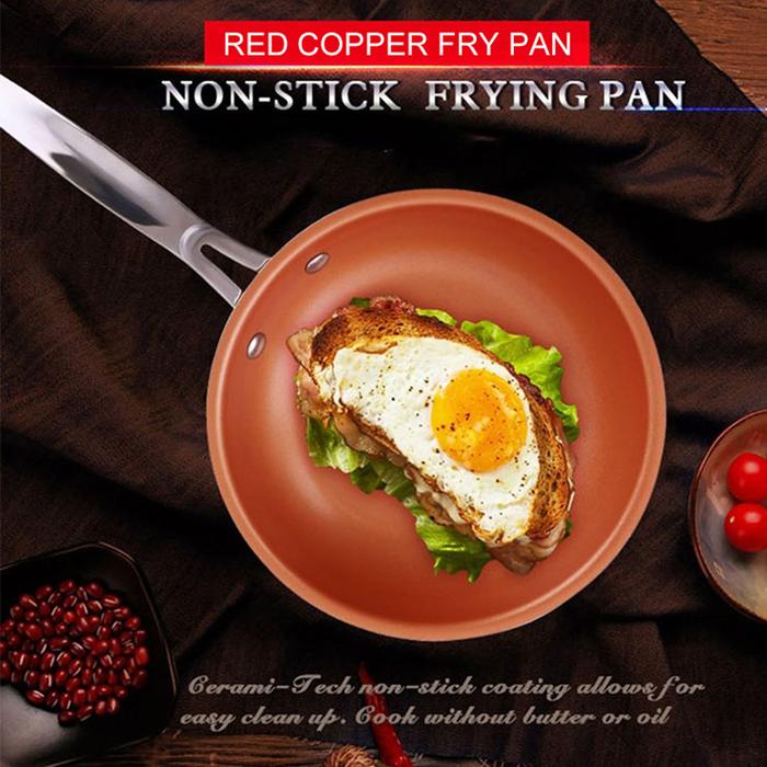 28cm Frying Pan Non-stick Wok Pan Skillet Induction Cooker Wok Frying