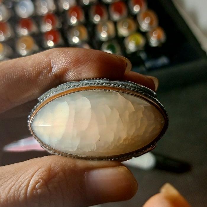pandan kapas dengan ring monel untuk pemanis jari