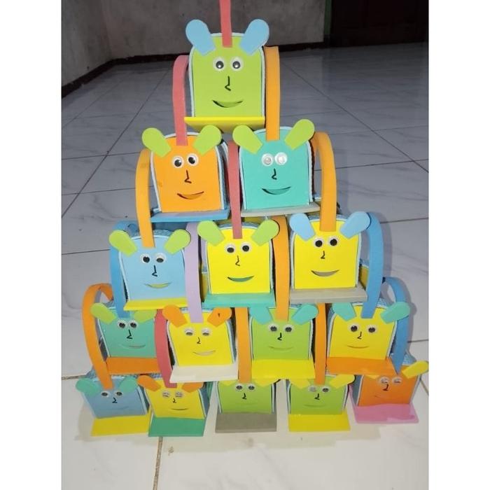 Rumah Kelomang Kaca Karakter (Rakitan) 50 Pcs