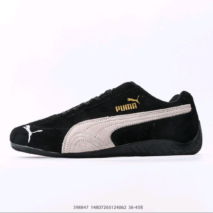 perfectkicks_bdg Puma Speedcat OG Black White Sneakers Shoes Pria Wanita
