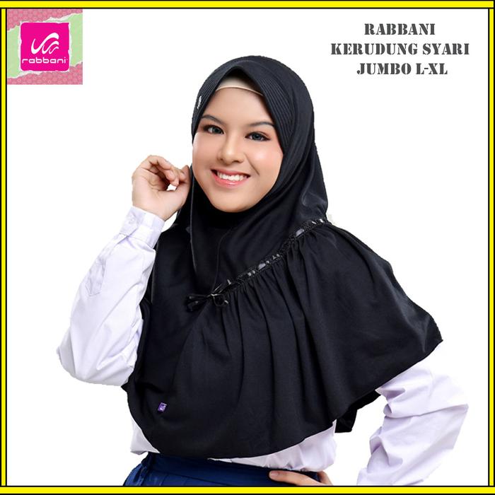 Rabbani Kerudung Syar'i Amira Jumbo- Kerudung Sekolah Instan / Jilbab / Hijab Original 100% Panjang 