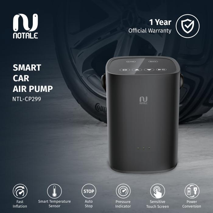 Notale Air Pump Inflator Electric Pompa Ban Mobil Sepeda