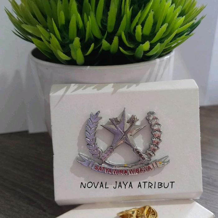 BREVET Wing Pin CHK Hukum silver TNI AD Bahan kualitas premium Bros