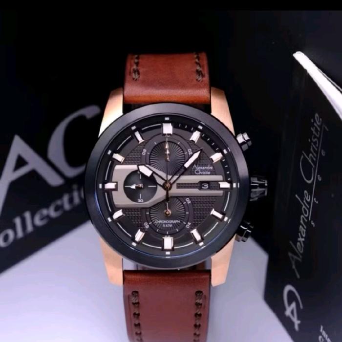 AC 6562JAM TANGAN PRIA ALEXANDRE CHRISTIE 6562/ AC6562/AC6562 ORIGINAL
