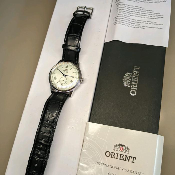 Orient Bambino small second Automatic RA-AP0104S fullset mulus white pearl dial original watch rare