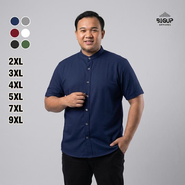 BigUP Kemeja Polo Jumbo Pique Shanghai