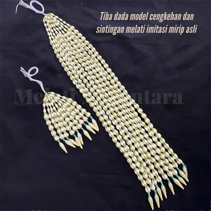 Tiba dada dan Sintingan pengantin sunda Model Cengkehan melati imitasi mirip asli