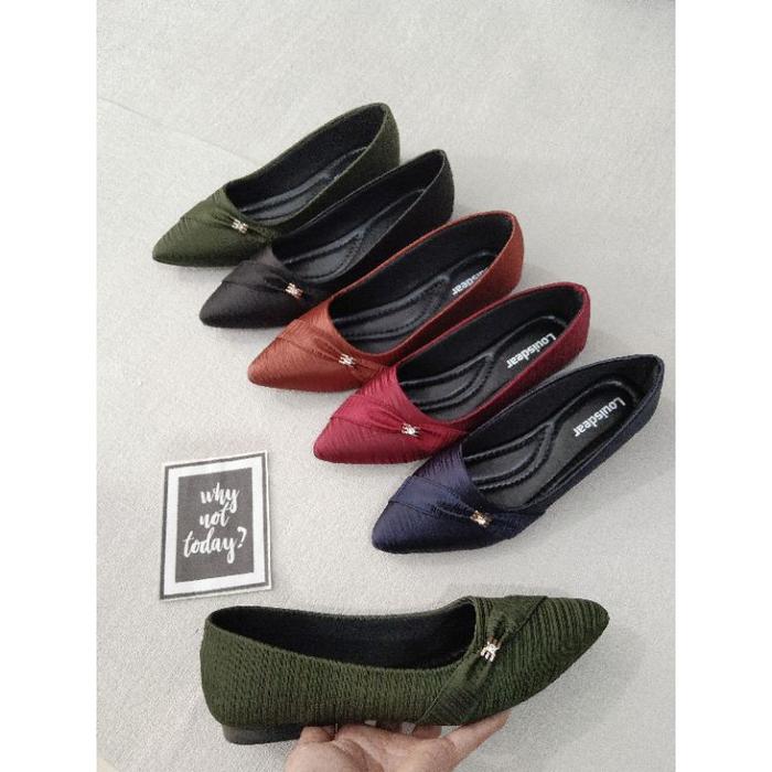 Louisdear Sepatu Flat Wanita Flatshoes B15