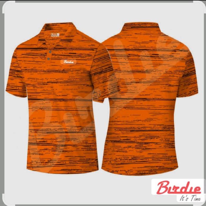 Kaos Golf Birdie Second Ori Oversize Orange