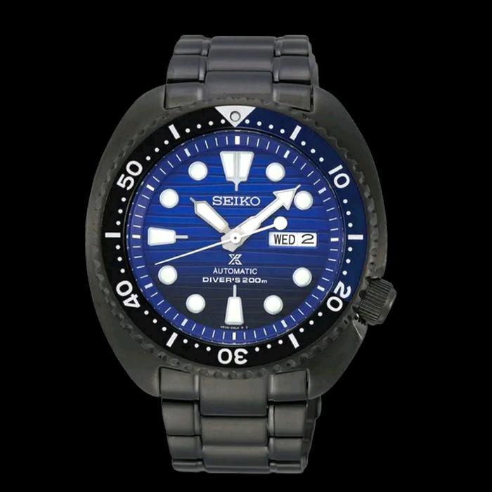 SEIKO SRPD11K1, LIMITED EDITION SAVE THE OCEAN, BLUE BLACK.. TURTLE AJIB