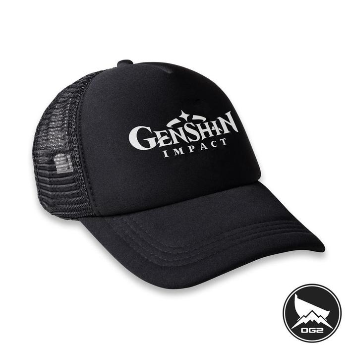 topi trucker game genshin impact keqing klee diluc topi snapback OG2