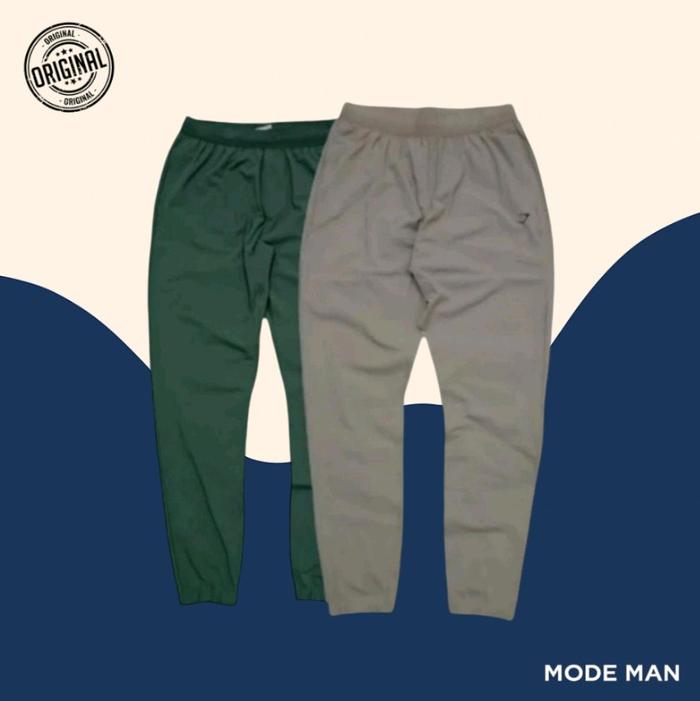 Gym-Shark Celana Jogger Cowok Studio – Celana Olahraga Pria, Jogger Santai Gym & Daily Wear, Bahan N