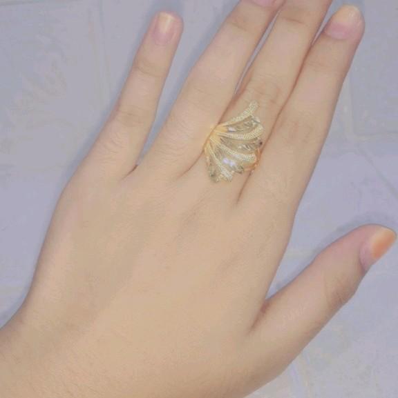 cincin lapis emas/cincin 24k/cincin dubai/cincin lapis emas dubai model kipas