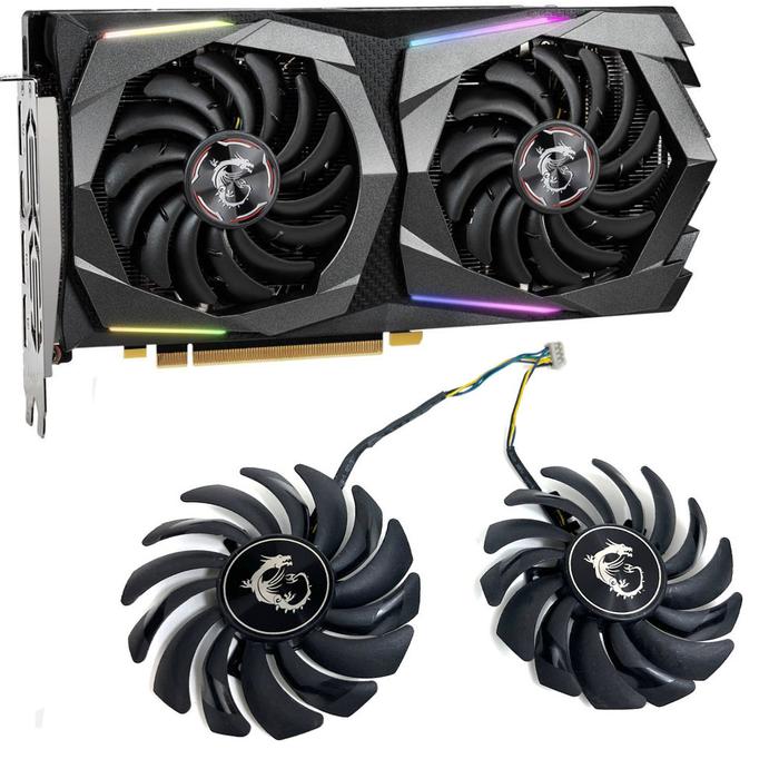 NEW PLD09210S12HH GTX 1660 GPU FAN,For MSI GTX 1660、1660TI、1660 SUPER GAMING、GTX 1650 SUPER、1650 GAM