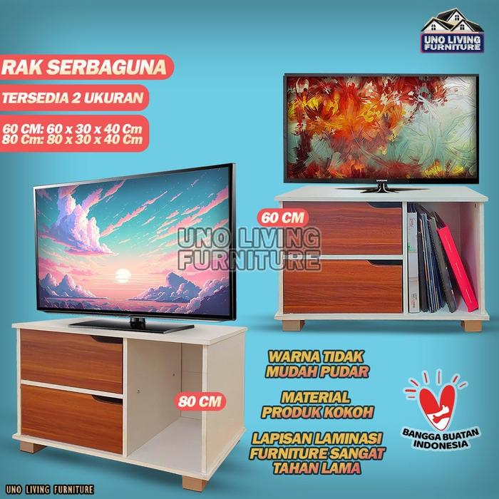 MEJA TV RAK TV NAKAS SERBAGUNA LACI SCANDINAVIAN RAK SERBAGUNA MINIMALIS MEJA TV KAYU
