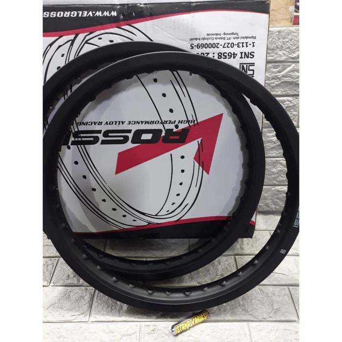 new velg rossi wm 1.40x1.60 ring 17 harga sepasang/set barang baru/original pabrik