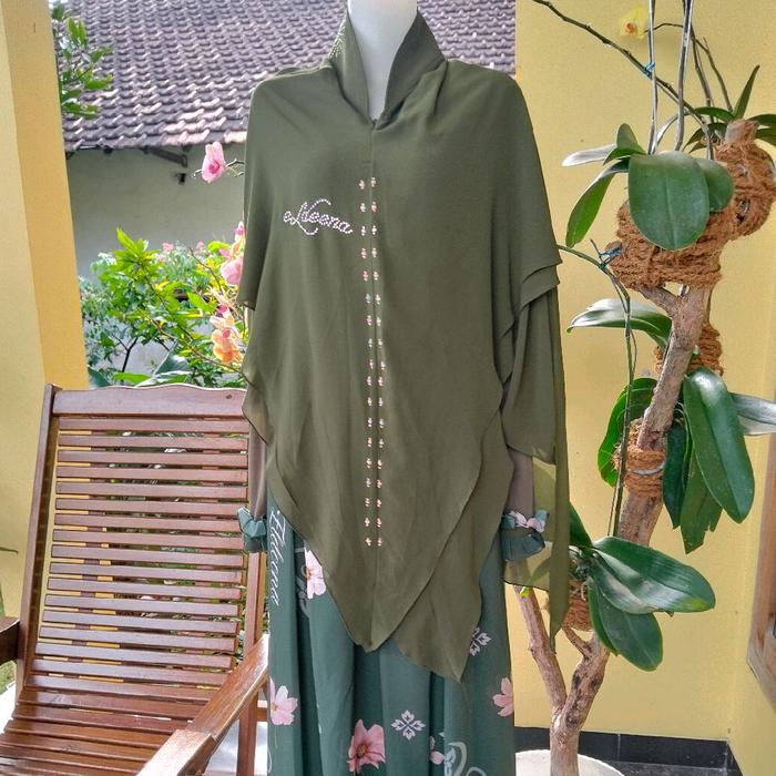 Set Gamis El Deena Premium Hijau