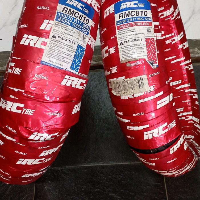 Promo Ban Luar IRC RMC 810 ASLI JAPAN 120/60-17, 140/70-17, 150/60-17, RING 17