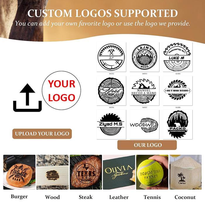 Personalized Customization Electric Branding Iron Stamp Logo Customized Handheld Hot Stamping Stamp 