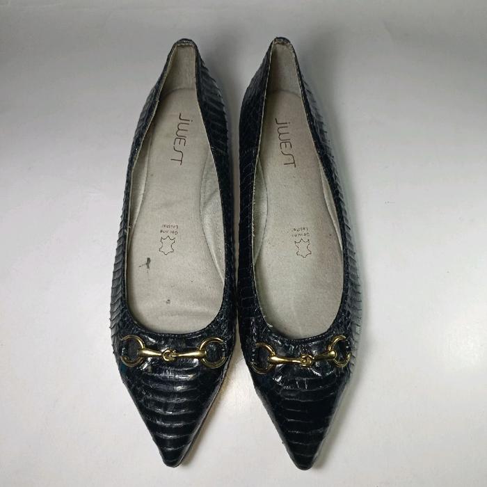 Jwest original leather flat 39 size woman shoes