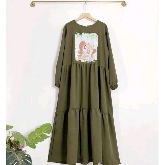 ROSTA MIDI // MIDI DRESS CRINCLE