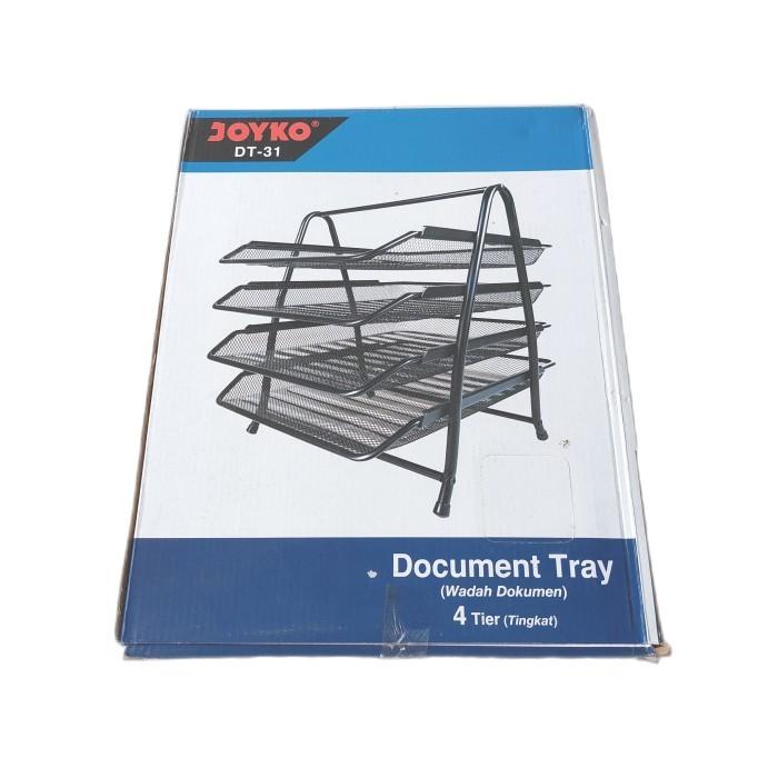 Rak Kertas Dokumen 4 Susun Elevated Latter Tray Besi - Joyko DT-31 MURAH