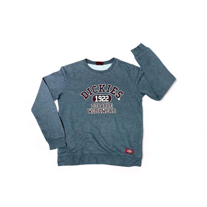 Dickies Crewneck Sweater 1922 Durable Workwear Long Sleeve Top for Men