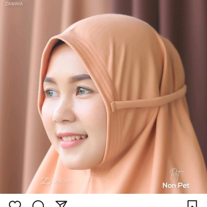 kerudung kaos tali mariyah by zawaya hijab