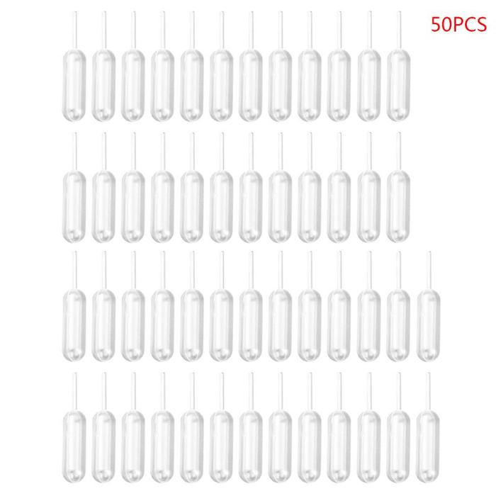 Terlaris, 50pcs 4ml Plastic Squeeze Transfer Pipette Dropper for Cake