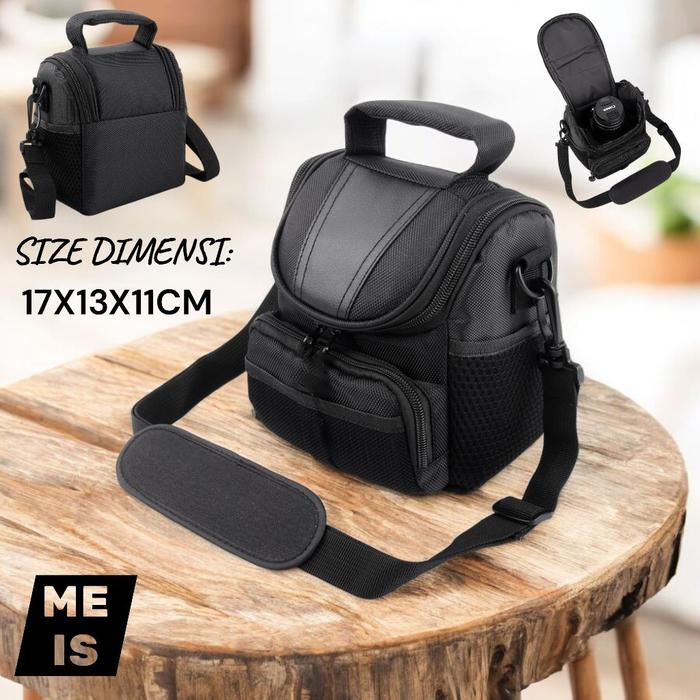 YMKZGO Premium Tas Bag Selempang Kamera DSLR Mirrorless Prosumer - Sony Canon Fujifilm Nikon Lumix O